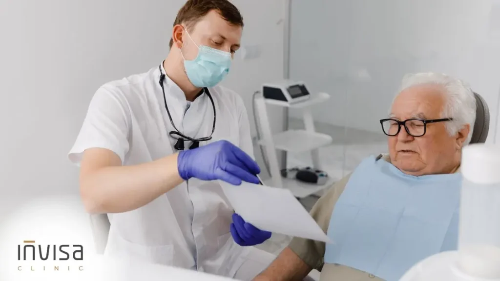 Cirurgia de implante dentário com tecnologia e precisão no consultório